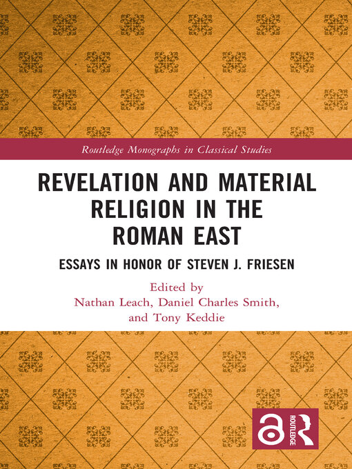 Title details for Revelation and Material Religion in the Roman East by Nathan Leach - Wait list